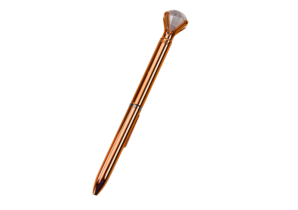 Diamond Ballpoint Pen In Shiny Blue Refill 0.7mm Mix