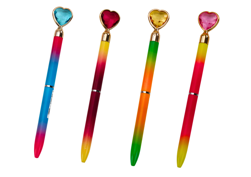 Diamond Ballpoint Pen Shiny Blue Refill 0.7mm Mix