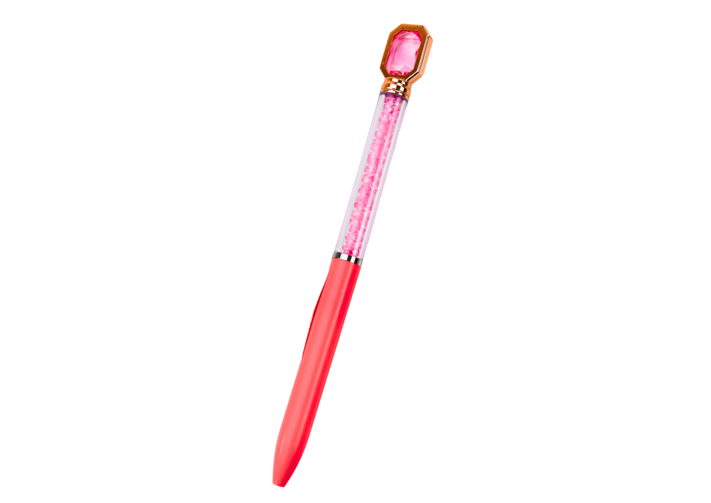 Ballpoint Pen With Crystal Diamonds Blue Refill 0.7mm Mix