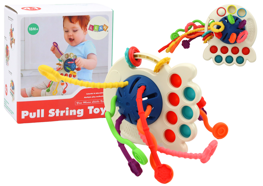 Colorful Octopus Teether Sensory Toy For Babies