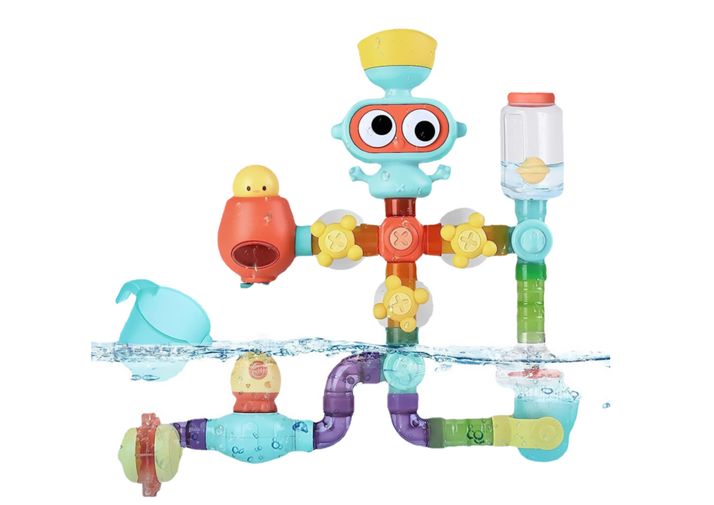 Interactive Educational Water Toy For Bathing Planet Man
