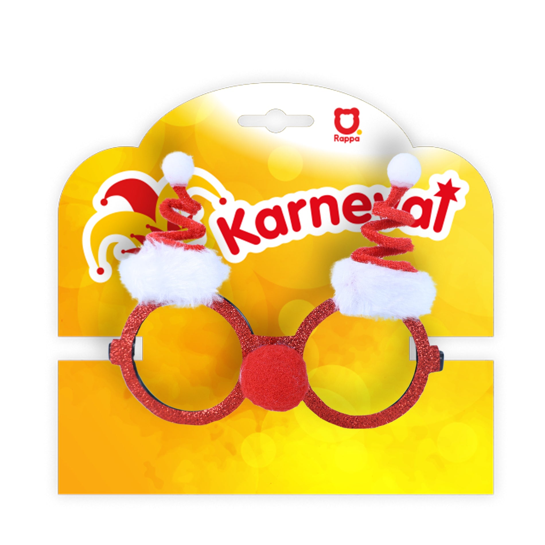 Weihnachtsbrille mit Weihnachtsmann für Erwachsene