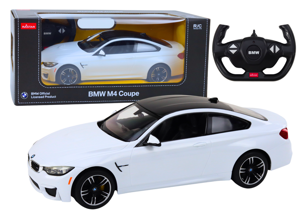 Mașină cu telecomandă Rc 1:14 Bmw M4 Copue Alb