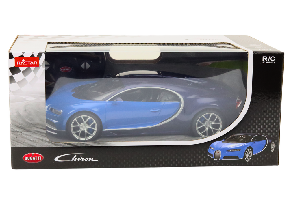 Rc Remote Control Car 1:14 Bugatti Veyron Chiron Blue