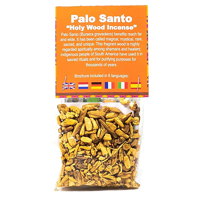 Palo Santo Sacred Wood Chips --set Of 7 Pcs - 20 Gr