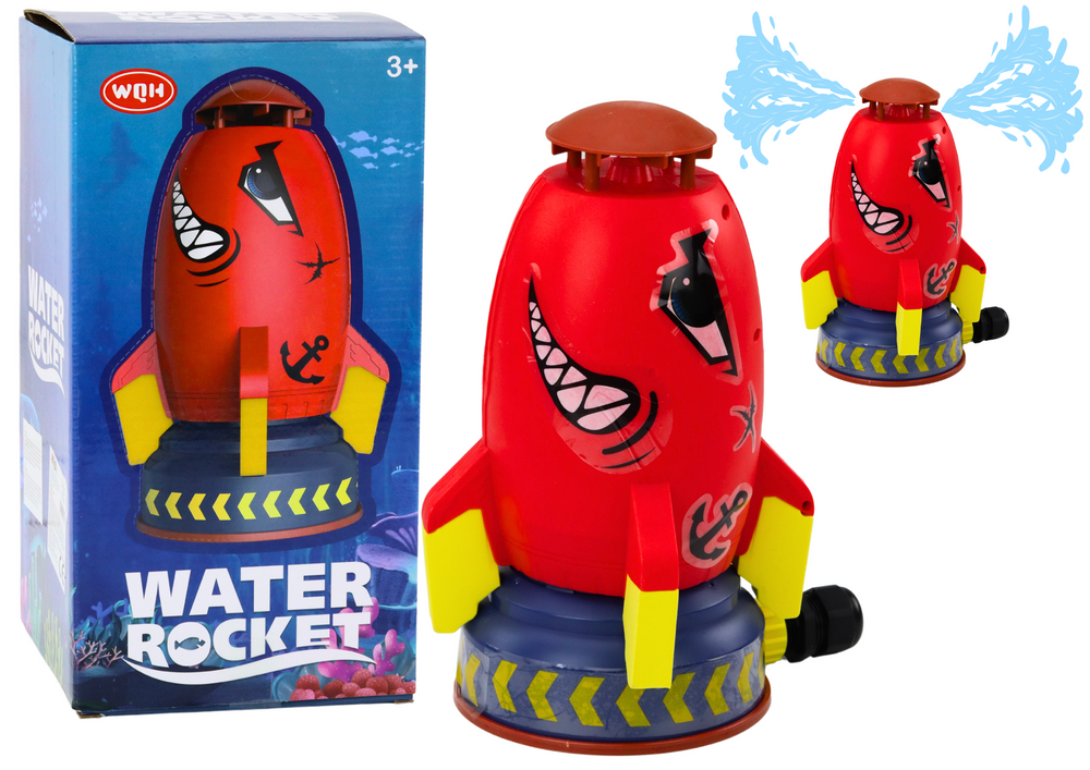 Vandraket Sprinkler Launcher Red Shark