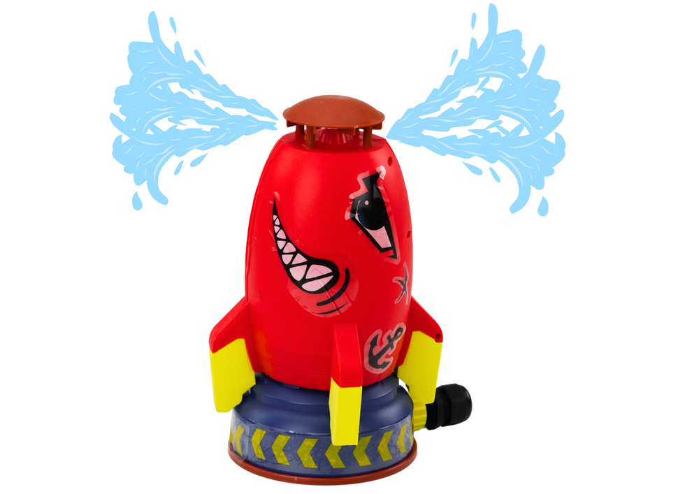 Vandraket Sprinkler Launcher Red Shark