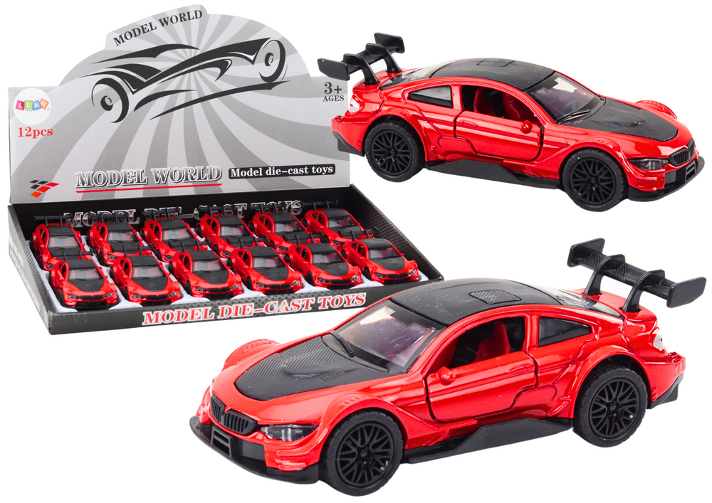 Auto Sportwagen 1:32 Friction Drive Rot