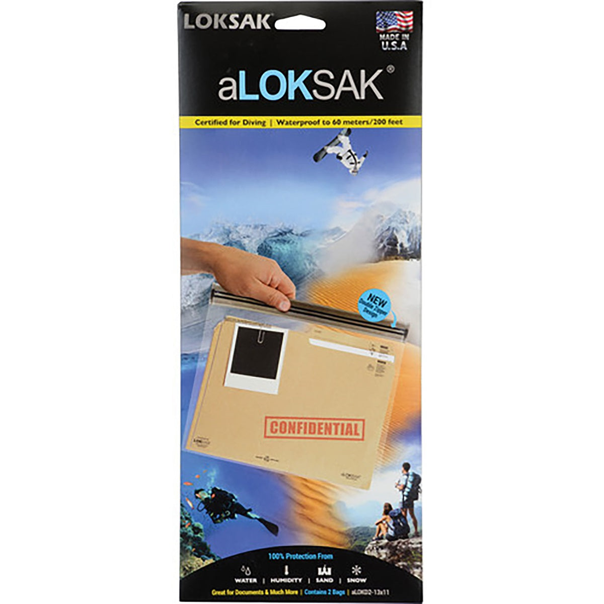 Loksak A 13x11 (2 Pcs)