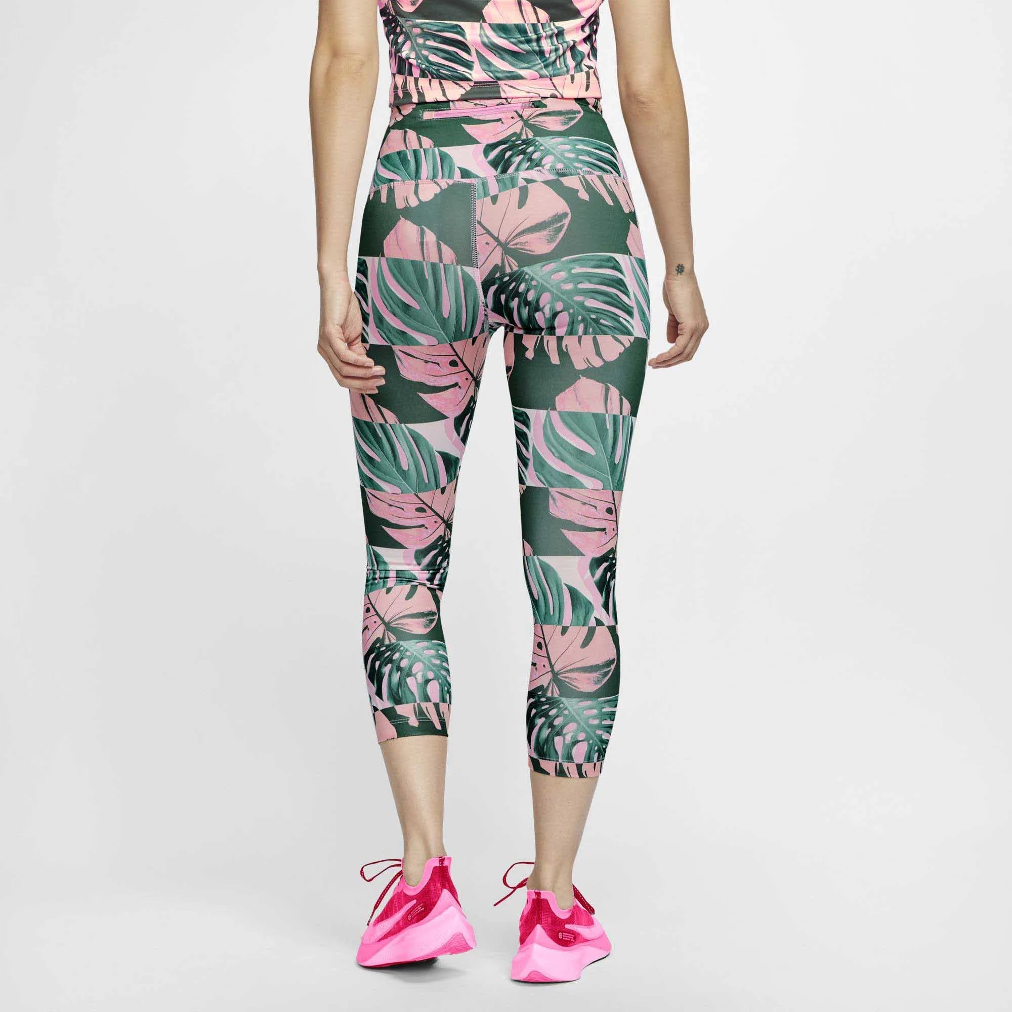 Dameslegging Nike Fast Crop hardlooplegging blauw