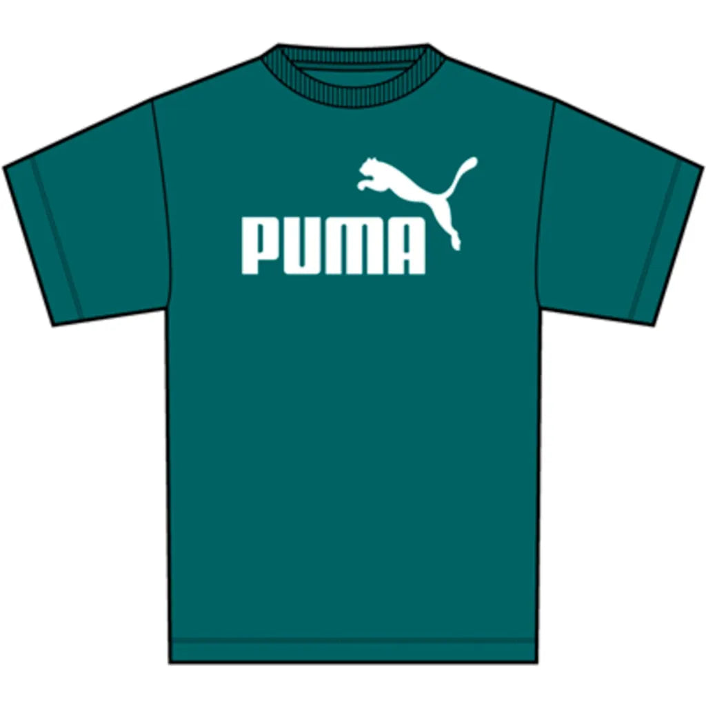 Dětské tričko Puma Puma Ess No. 1 Logo Tee Green