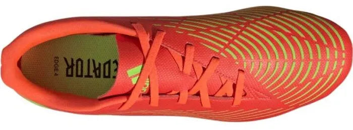 Ghete de fotbal Adidas unisex Predator Edge 4 Fxg pentru bărbați portocalii