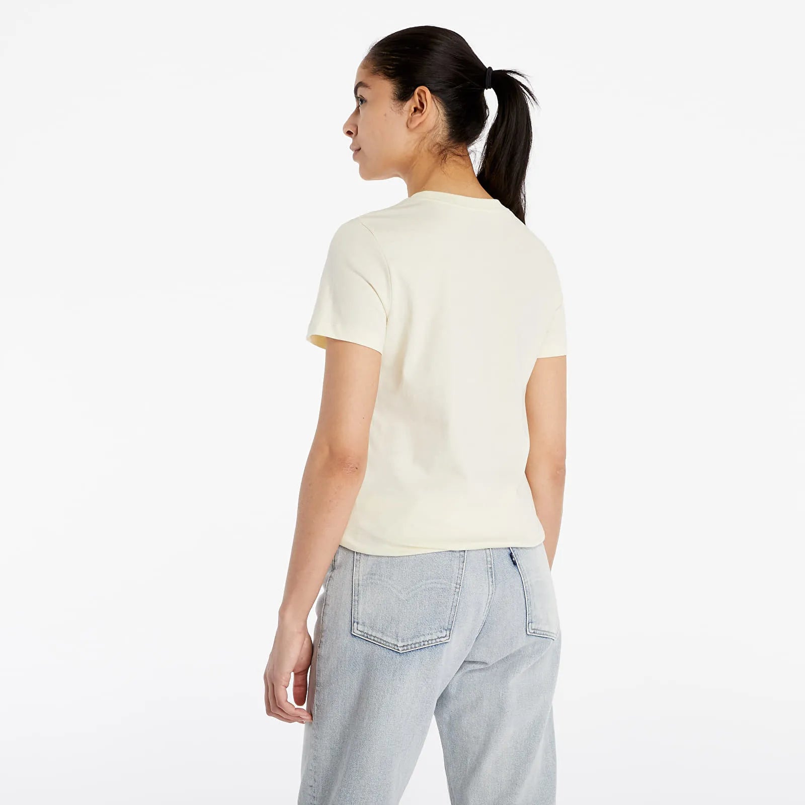 Women's T-shirt Nike Essential T-shirt Crew Coconut Milk Beige
