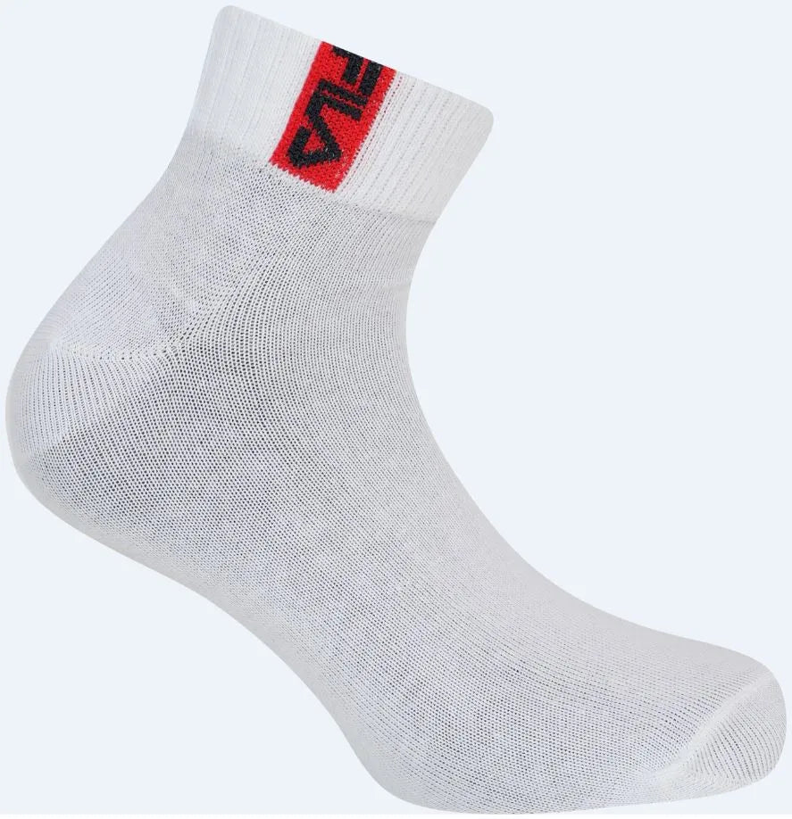 Ponožky Fila 3-balení bambusová čtvrtka bílá 43-46