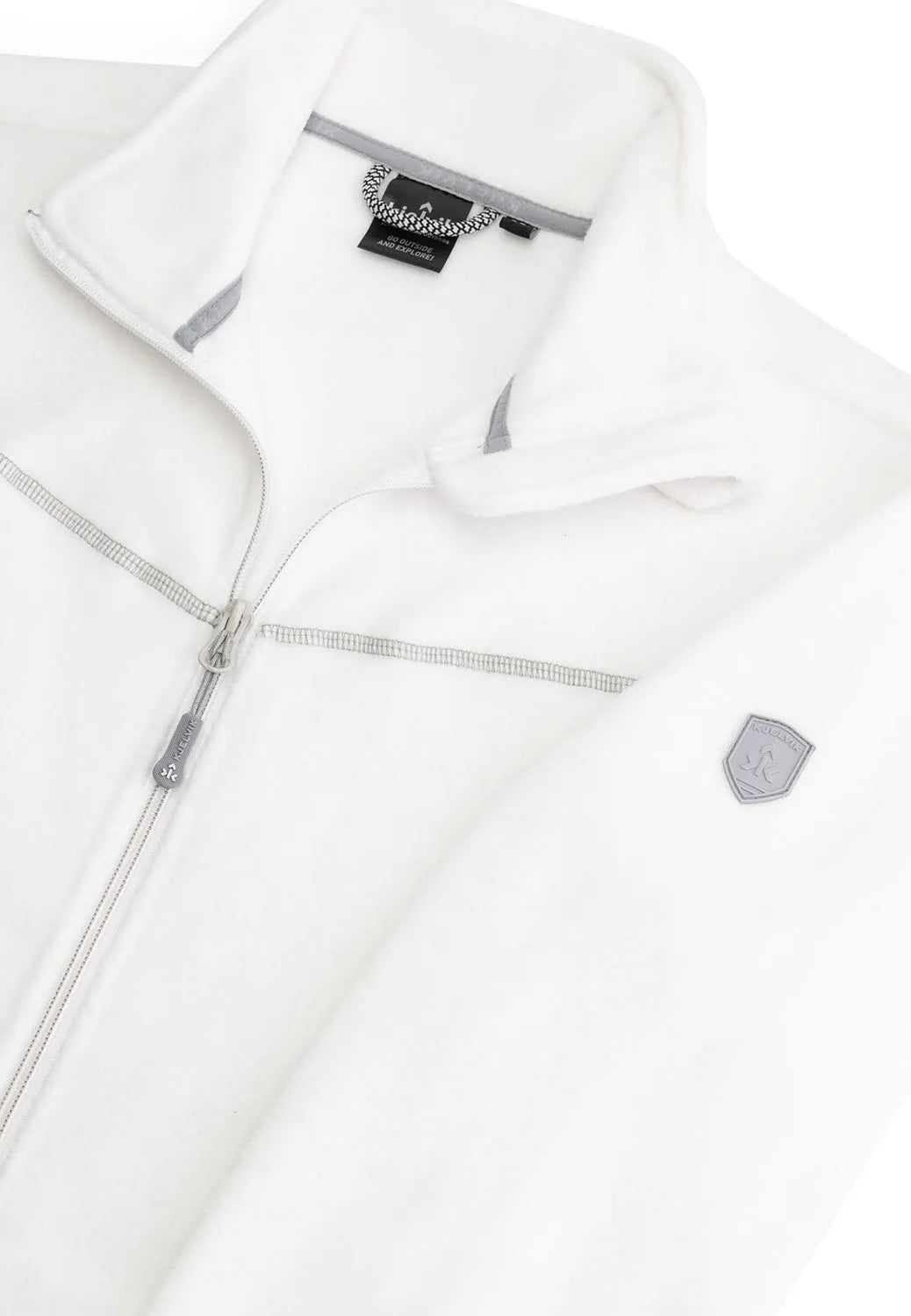 Dame fleece sweatshirt Kjelvik Polar Danique Hvid