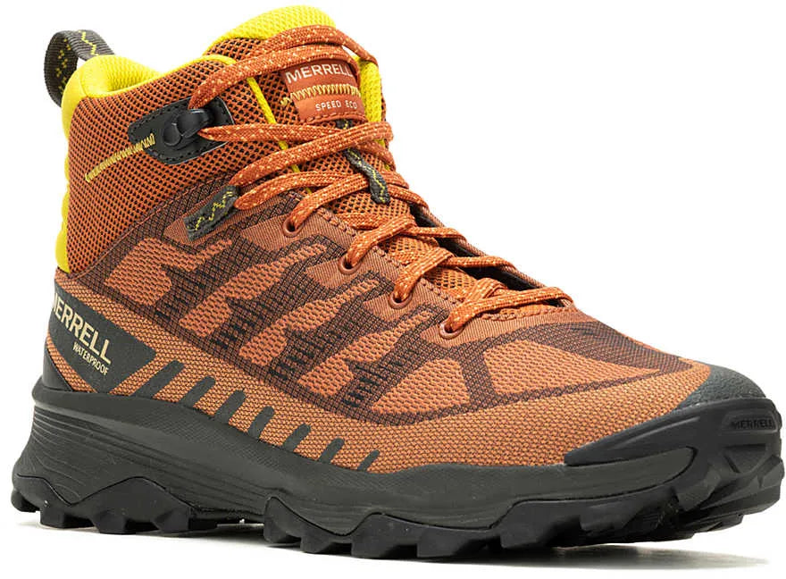 Herenschoenen Merrell Men Speed eco Mid Waterproof Clay Oranje