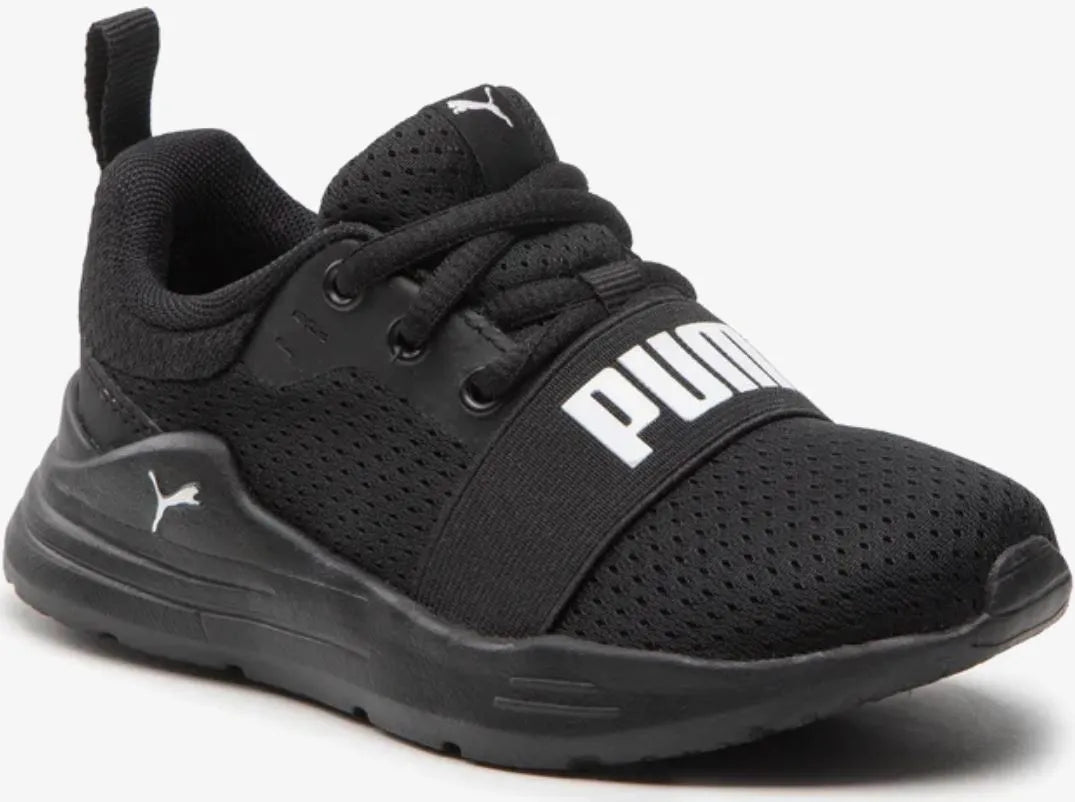 Chaussures Pour Enfants Puma Wired Jr. Textile Running Noir