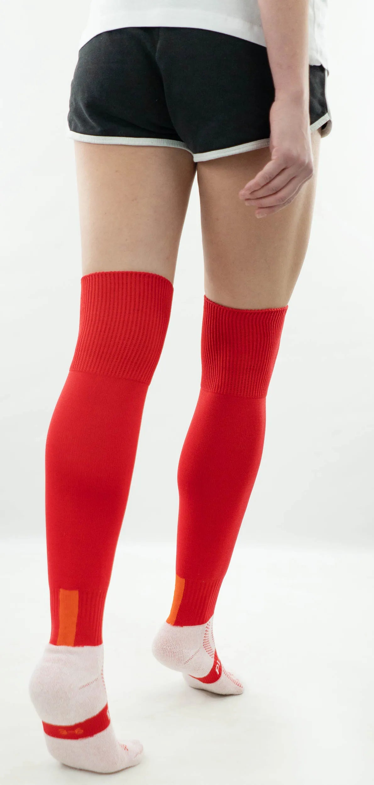 Calcetines hasta la rodilla playerlayer adulto rojo escarlata 35-38