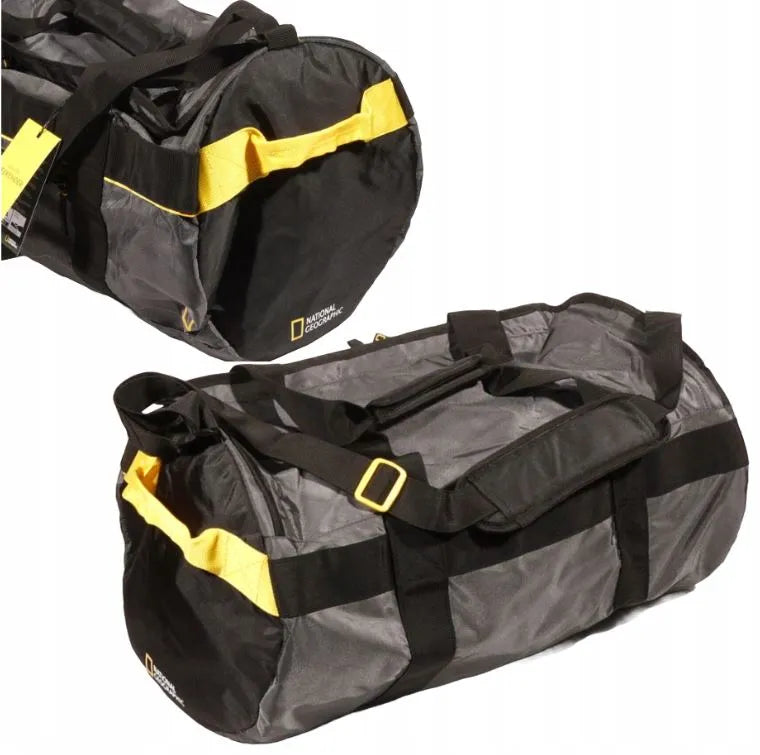 Deireadh seachtaine náisiúnta geografach mála 60l dubh