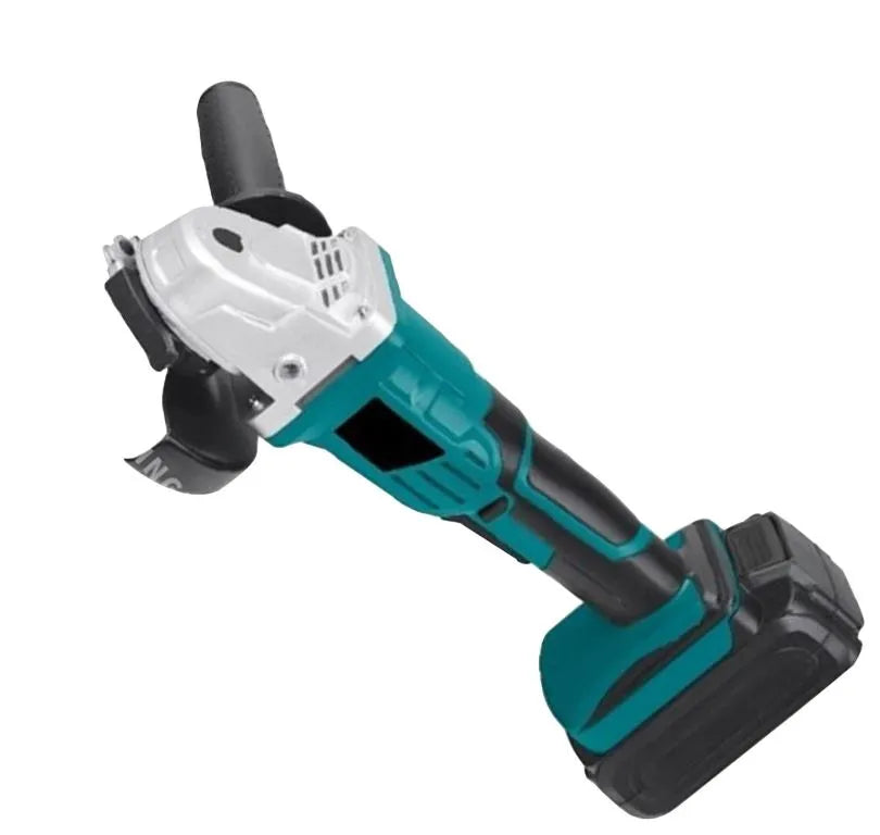 Smerigliatrice angolare a batteria con 2 batterie Verde