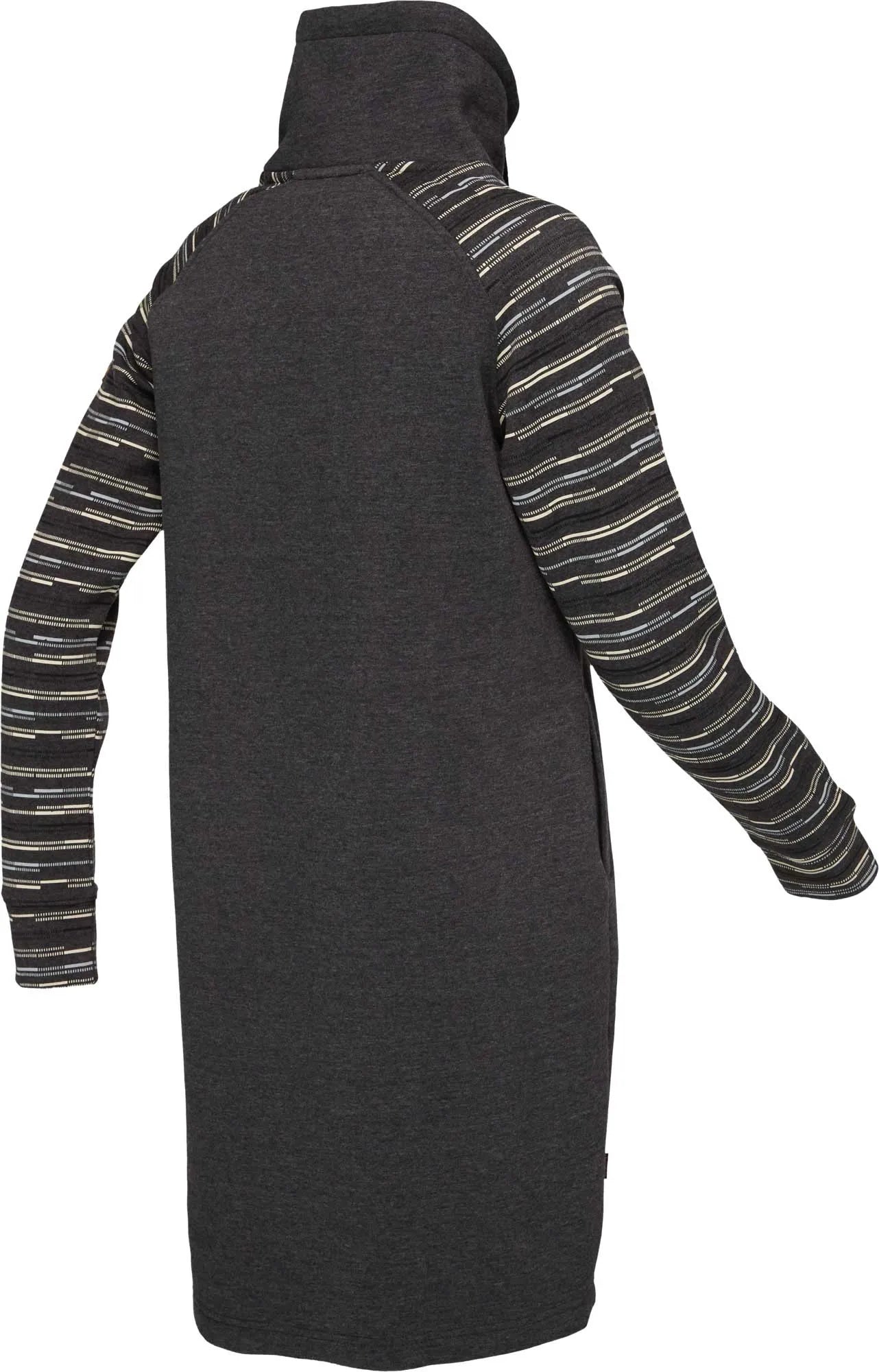 Vestido/Moletom Feminino Loap Ebnera Cinza Escuro