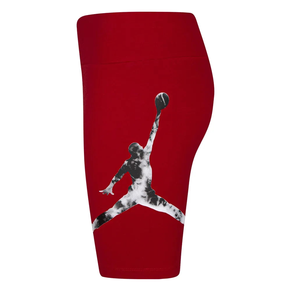 Calções infantis nike air jordan tie dye short red 164