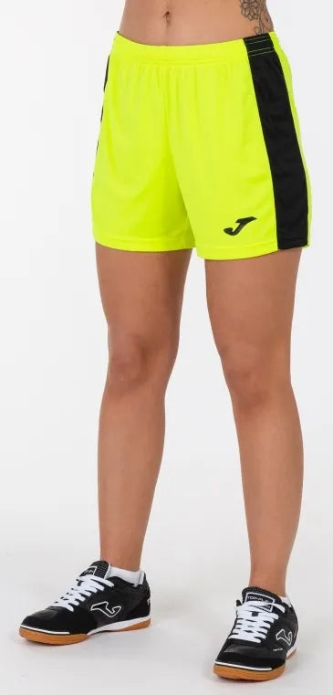 Pantaloni scurți alergare damă joma maxi short fluor yellow l