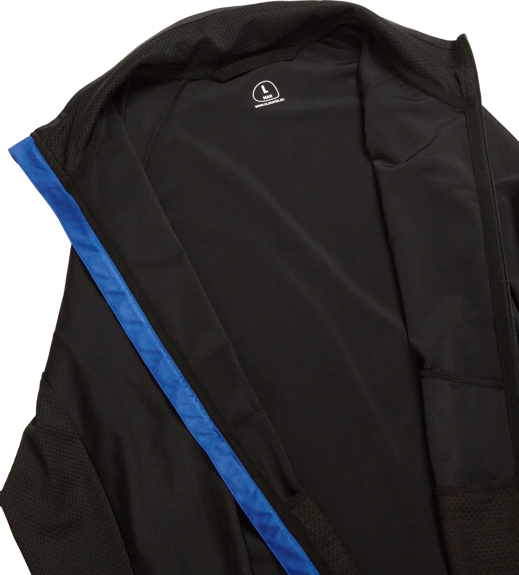 Pánská běžecká mikina klimatex kento black xl