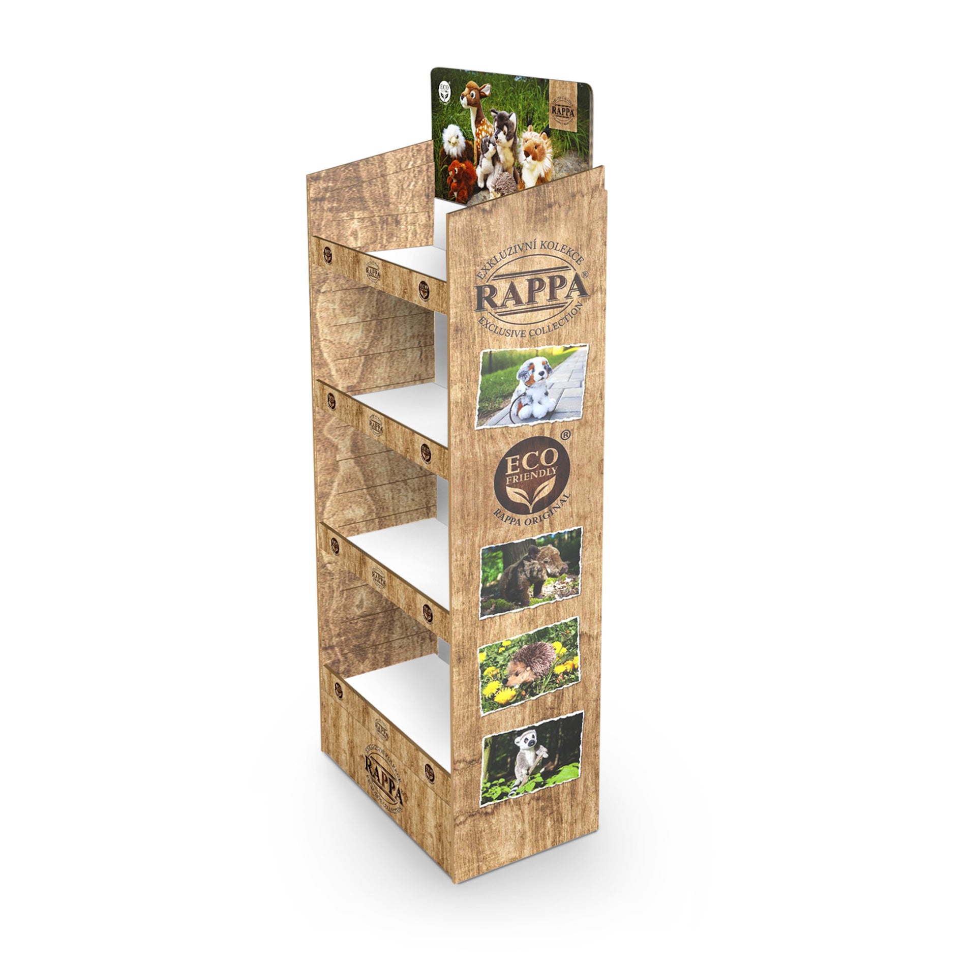 Soporte de papel con diseño exclusivo de felpa