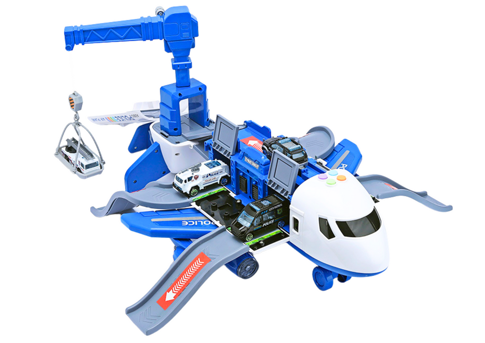 Interactive Plane To Disassemble Police Station 2in1 Diy