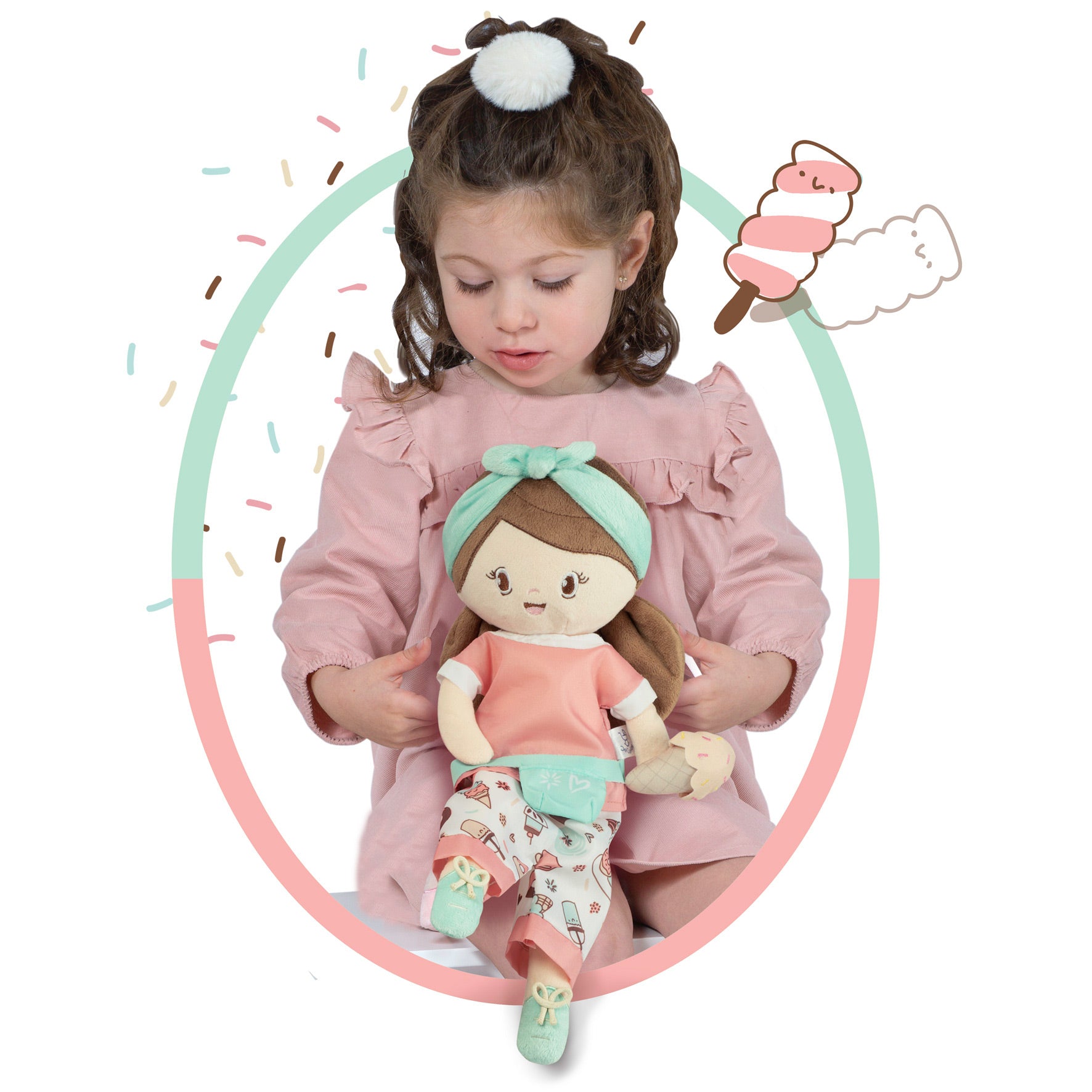 Decuevas Pluche Pop Zoet - 36 Cm