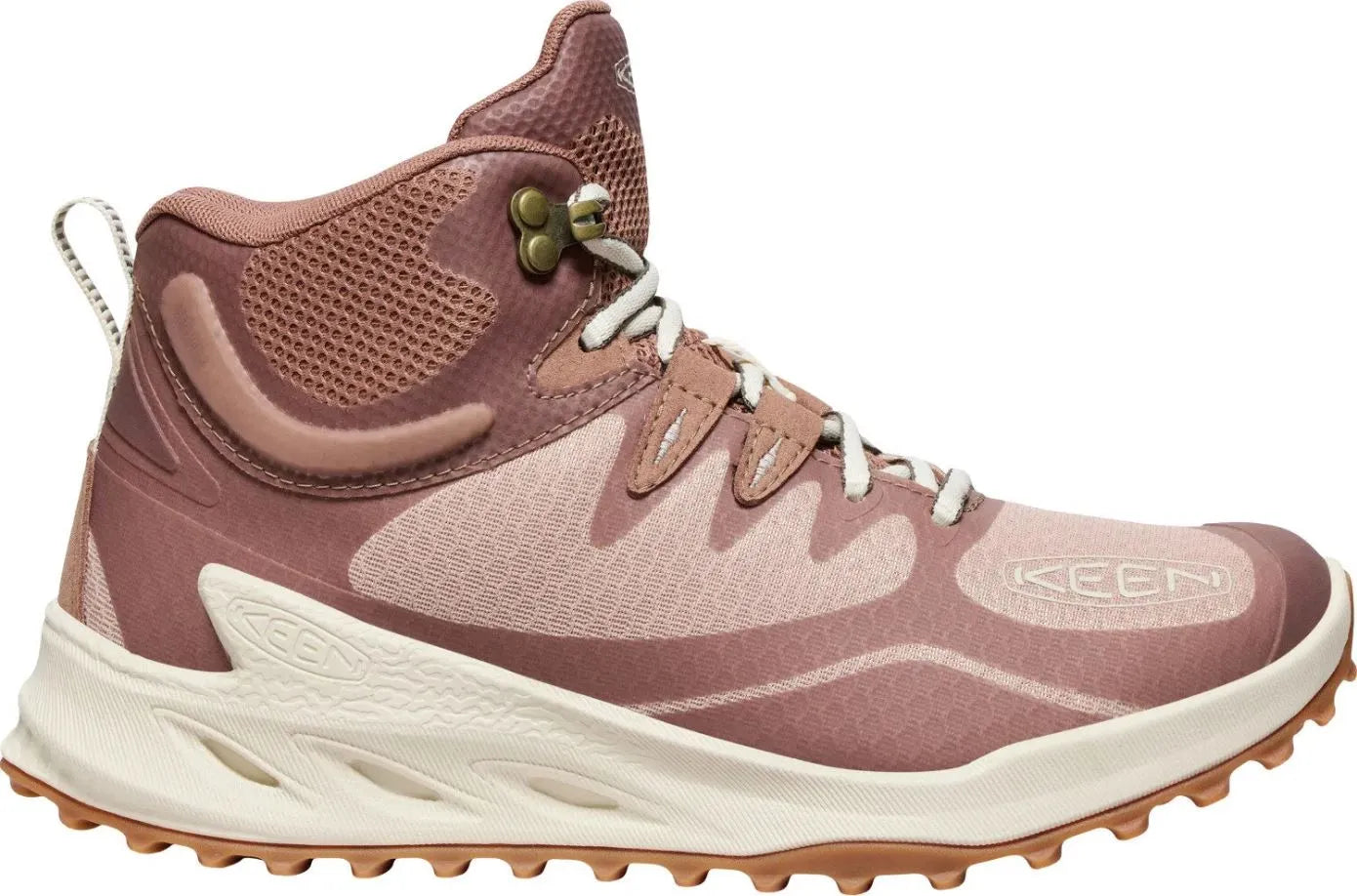 Дамски обувки Keen Wmns Zionic Mid Wp Warm Taupe/birch Light Brown