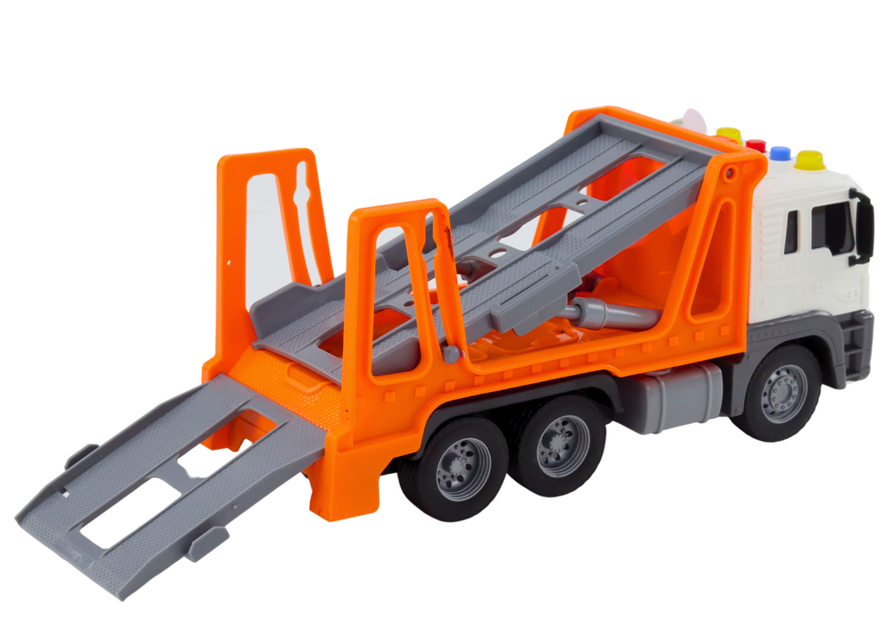 Multifunctional Tow Truck Truck With Lights And Sounds 1:16 Orange Car