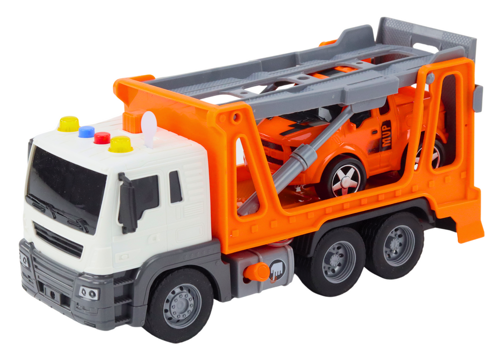 Multifunctional Tow Truck Truck With Lights And Sounds 1:16 Orange Car