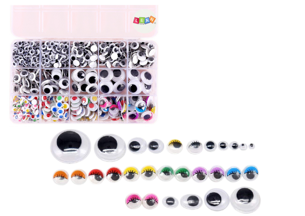 Set Of Self-adhesive Eyelets Movable Colorful Organizer 750 Pcs.