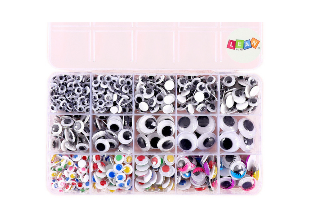 Set Of Self-adhesive Eyelets Movable Colorful Organizer 750 Pcs.
