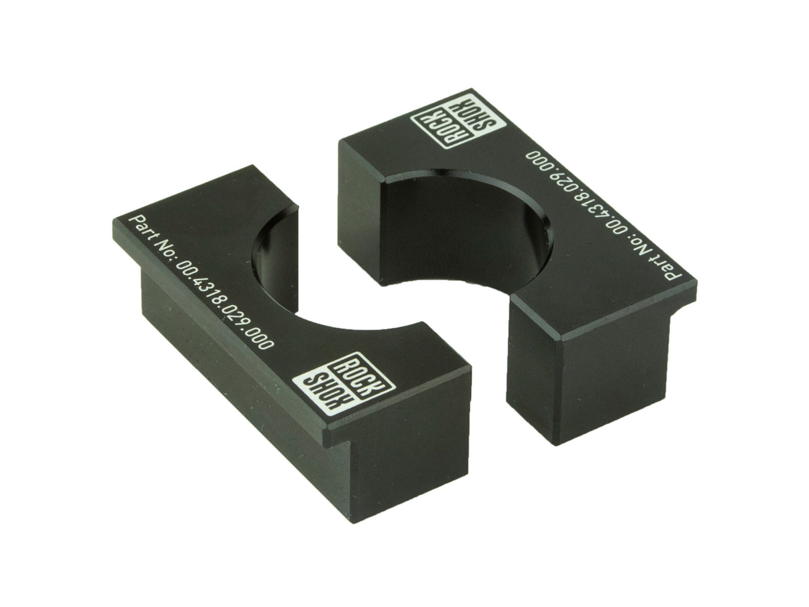 Rockshox Fork Charger Rc Vise Blocks - 27.35mm (used To Remove Sealhead) - Rvl Rc/yari Rc/boxxer Rc/sid Selec Schwarz