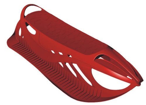 Kunststoffschlitten Firecom 100 Rot