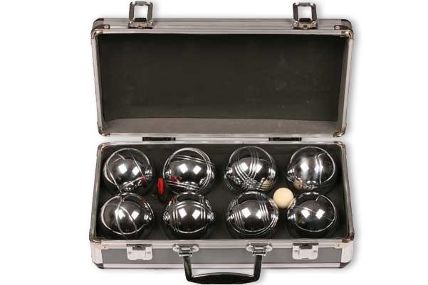 Petanque labdakészlet 8 golyós - alumínium tok
