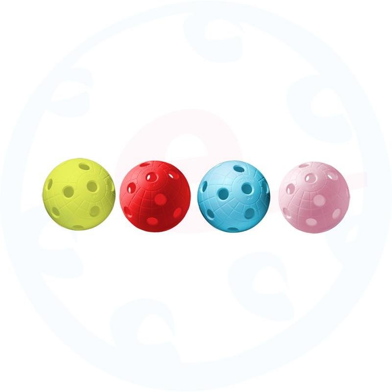 Floorball Bal Unihoc Krater Wit