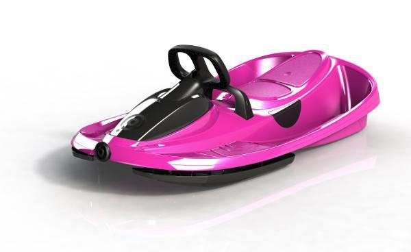 Bobsleigh orientable Plastkon Stratos 98x56x23cm Rose Rose