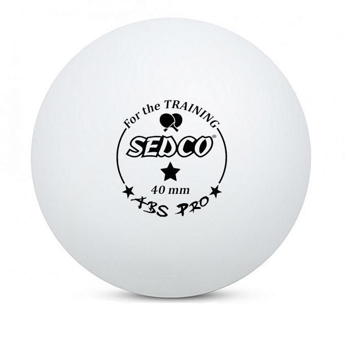 Bolas de tênis de mesa Sedco para treinamento 1 * célula livre 6pcs branco