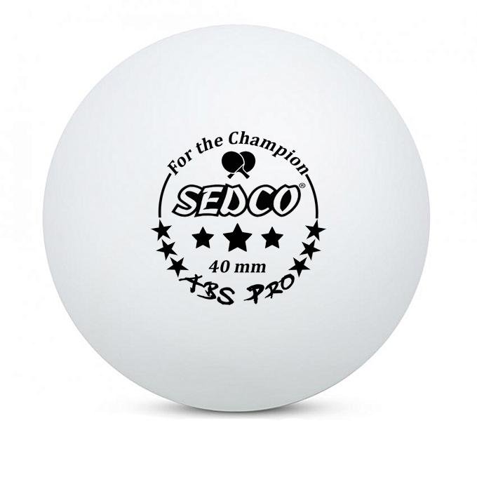 Bolas de tênis de mesa Sedco para Champion 3*** Cell Free 6pcs branco