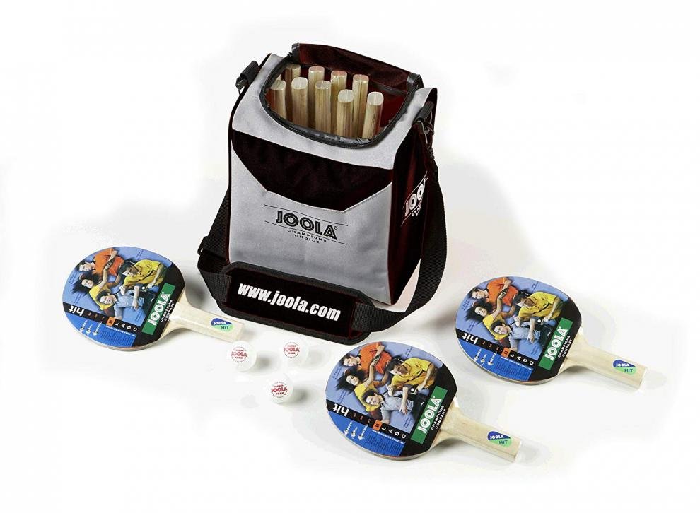 Set Racchette Da Ping Pong Joola Borsa 14 Pezzi + 30 Palline