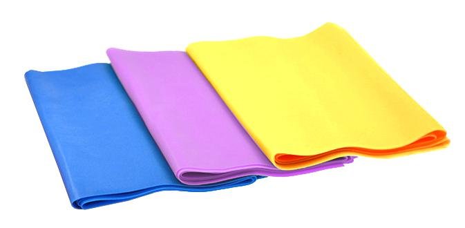 Widerstandstraining / Aerobic-Gummibänder Sedco-Set 3-teilig - 120 x 15 cm