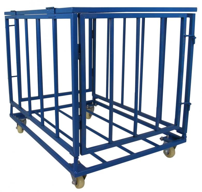 Sedco Foldable Ball Cart/cage 90x66.5x80 Cm Blue
