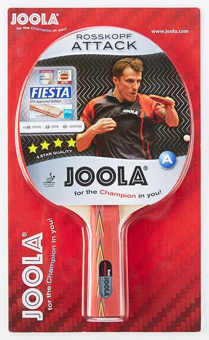Joola Rosskopf Attack Racchetta da ping pong rossa