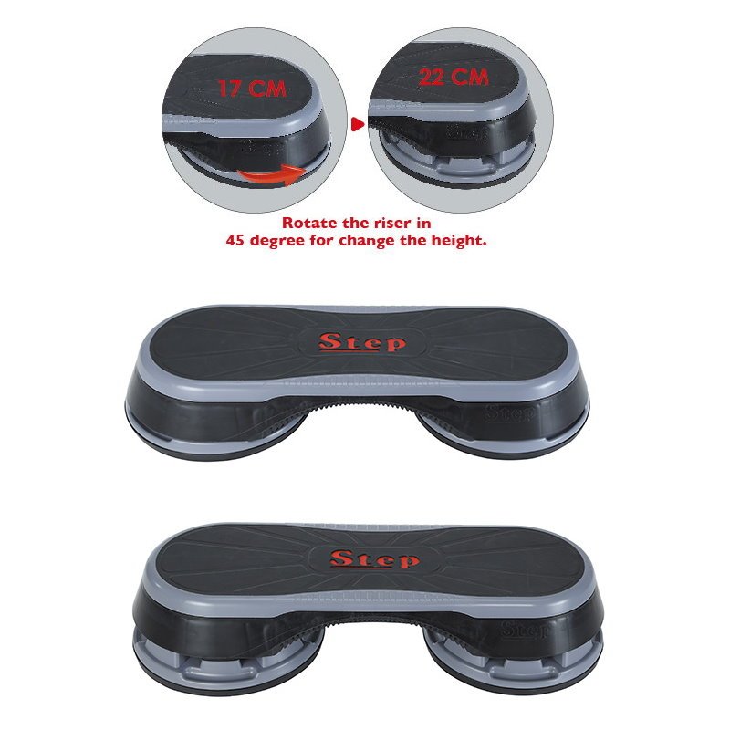 Fitness Step Box Sedco 776tr - 100x33x12/17/22cm Black