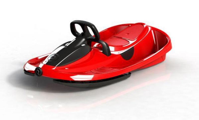 Lenkbarer Bob Plastkon Stratos 98x56x23cm Rot Rot