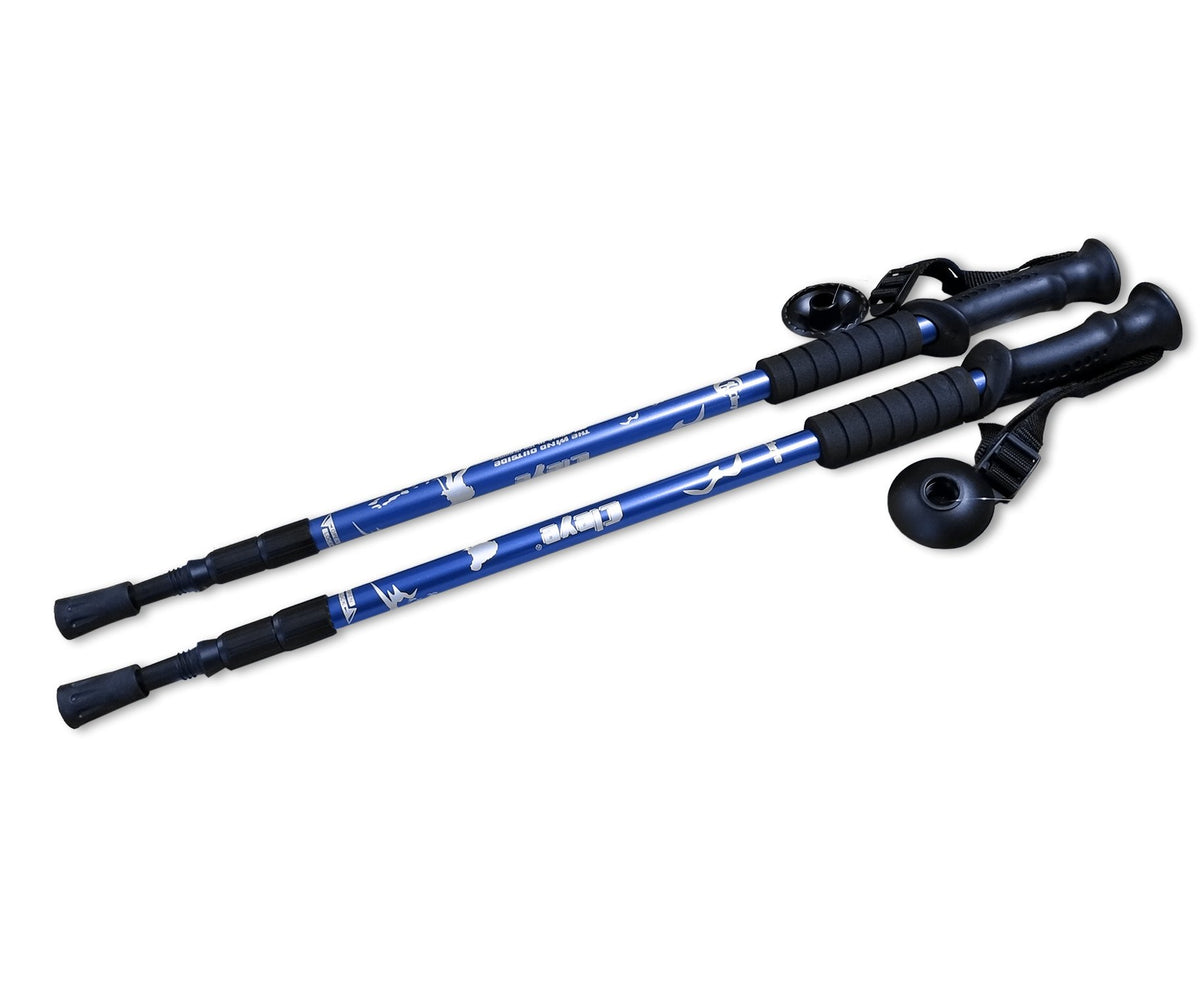 Sedco Bastones Trekking Telescópicos Nórdicos 65-135 Cm Azul